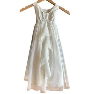 Girls | Heirlooms By Polly Flanders | Ivory Formal Dress | Girls Size 6